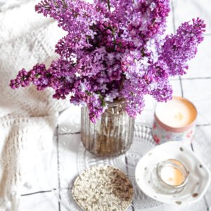 lavender Oil, Fresh lavender Buds & Almond Oil Bath Salts 500ml